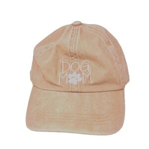 Light brown/pink Dog Mom Baseball Cap by David and Young‎